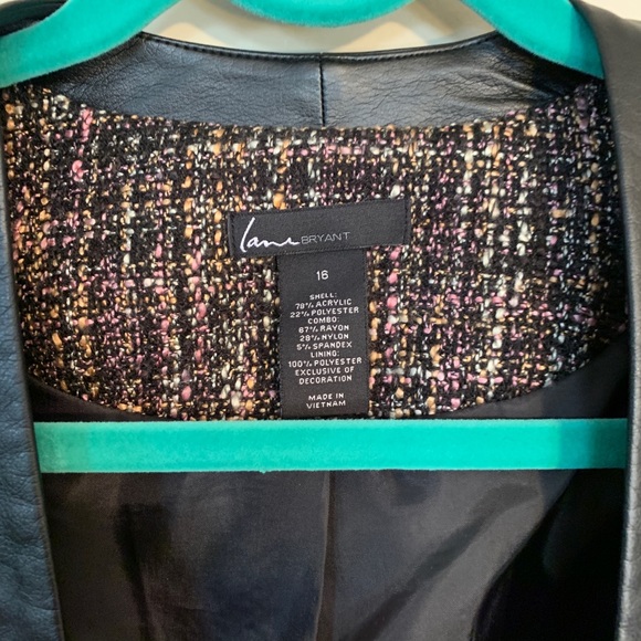 Lane Bryant Cropped Blazer size 16 - Picture 6 of 6